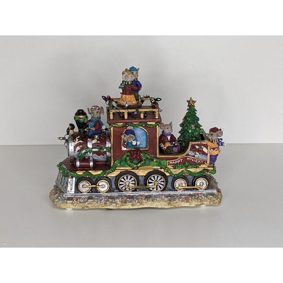 San Francisco Music Box Co. Animated Mouse Train #31-39467-2-00 WORKS Read - Picture 6 of 7